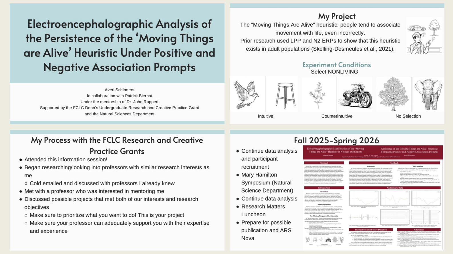 Averi Schrimer research presentation